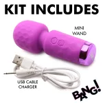 10x Mini Silicone Wand - Purple Vibrators XR Brands