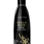 Aqua Vanilla Bean Flavored Water Based Intimate Lubricant - 2 Fl. Oz. Lubes & Essentials Wicked Sensual Care