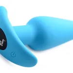 21x Silicone Butt Plug With Remote - Blue Anal Play XR Brands