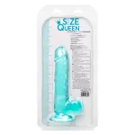 Size Queen 6 Inch - 15.25 Cm - Blue Dildos CalExotics