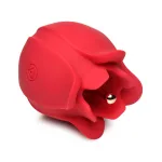 Orchids Wild Vibrating Pinpoint Rose Tickler - Red Lubes & Essentials XR Brands