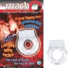 The Macho Crystal Collection Vibrating Cock Ring- Clear Vibrators Nasstoys