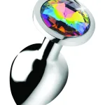 Rainbow Prism Gem Anal Plug - Medium Anal Play XR Brands