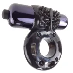 Fantasy C-Ringz Vibrating Super Ring Black Vibrators Pipedream
