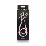 Bound - Nipple Clamps - Dc1 - Pink Nipple Stimulators | Nipple Jewelry nsnovelties