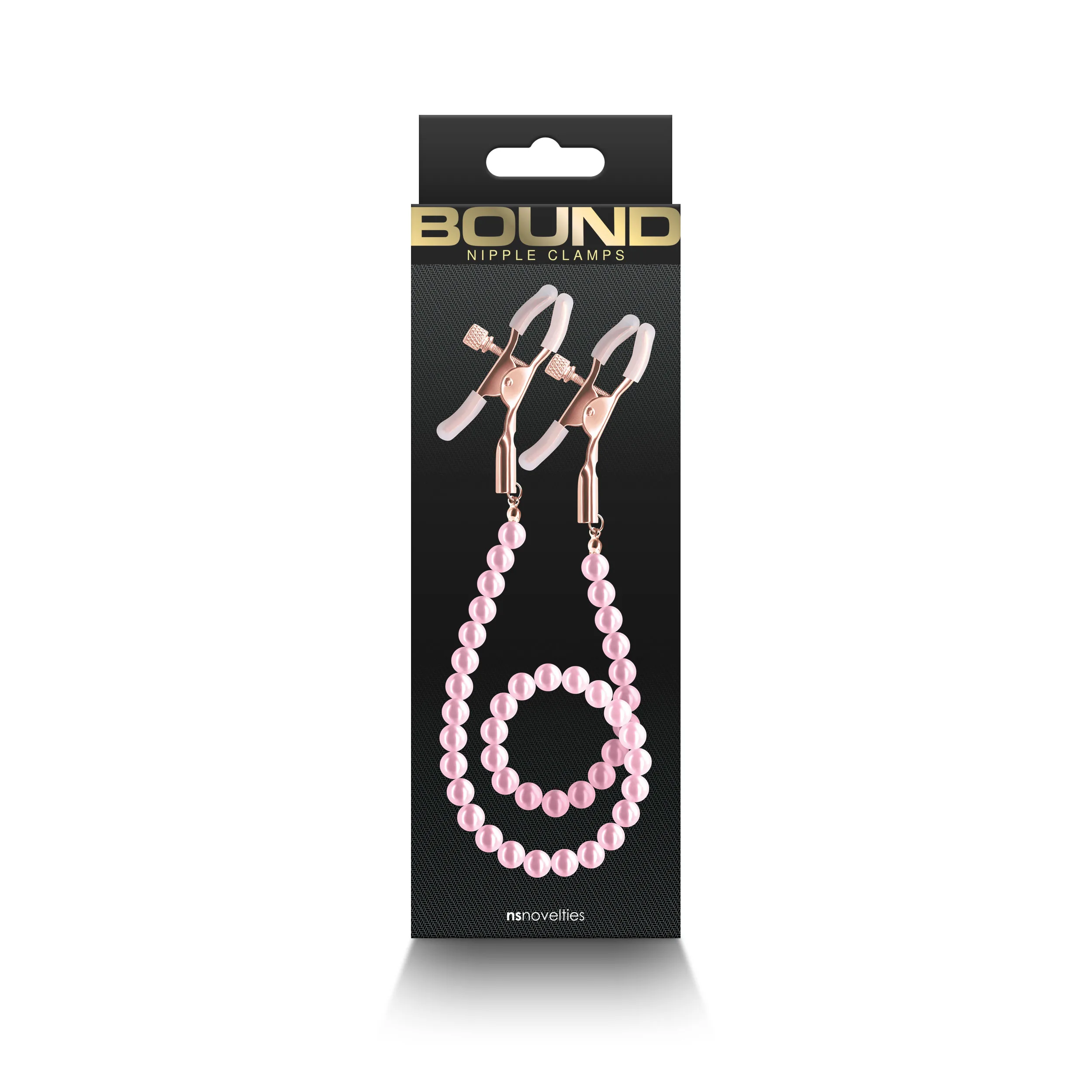 Bound - Nipple Clamps - Dc1 - Pink Nipple Stimulators | Nipple Jewelry nsnovelties