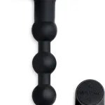 Bang - Vibrating Silicone Anal Beads and Remote Black Vibrators XR Brands