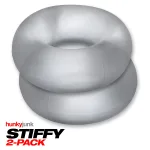 Stiffy 2-Pack Bulge-Rings - Clear Ice Enhancers Oxballs