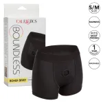 Boundless Boxer Brief - S/m - Black Vibrators CalExotics