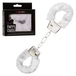 Playful Furry Cuffs - White BDSM & Kink CalExotics