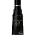Aqua Cinnamon Bun Flavored Water Based Intimate Lubricant - 4 Fl. Oz. Lubes & Essentials Wicked Sensual Care