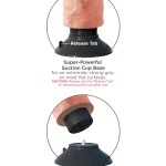 King Cock 8-Inch Vibrating Cock - Light Vibrators Pipedream