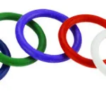 Rubber C-Ring Set - 1.25 Inches - Rainbow Enhancers Spartacus