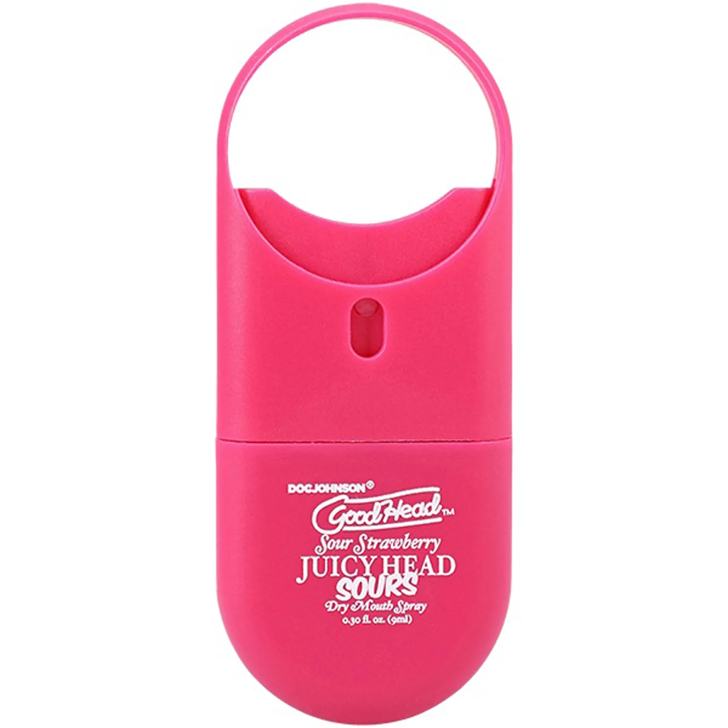 Goodhead Juicyhead Dry Mouth Spray to Go - Sour Strawberry .30 Oz Festival & Rave Doc Johnson