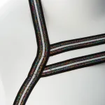 Gender Fluid Silver Lining Harness - Large/xxlarge - Multi-Color BDSM & Kink Voodoo Toys