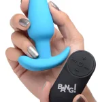 21x Silicone Butt Plug With Remote - Blue Anal Play XR Brands
