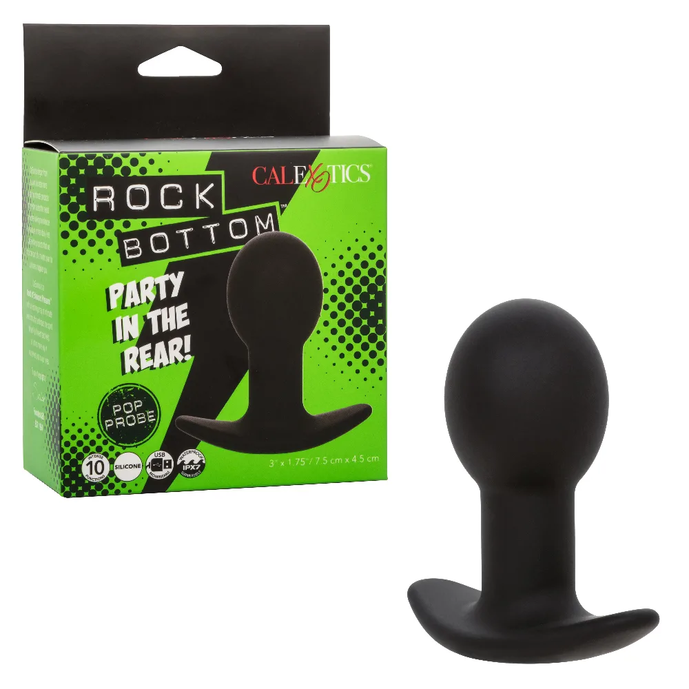 Rock Bottom Pop Probe - Black Vibrators CalExotics