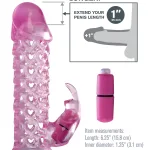 Fantasy X-Tensions Vibrating Couples Cage - Pink Enhancers Pipedream