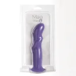 Riley Silicone Swirled Dong - Neon Purple Dildos Maia Toys