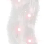 Alternative view of Foxy Tail - Light Up Faux Fur Butt Plug - White Plug - White