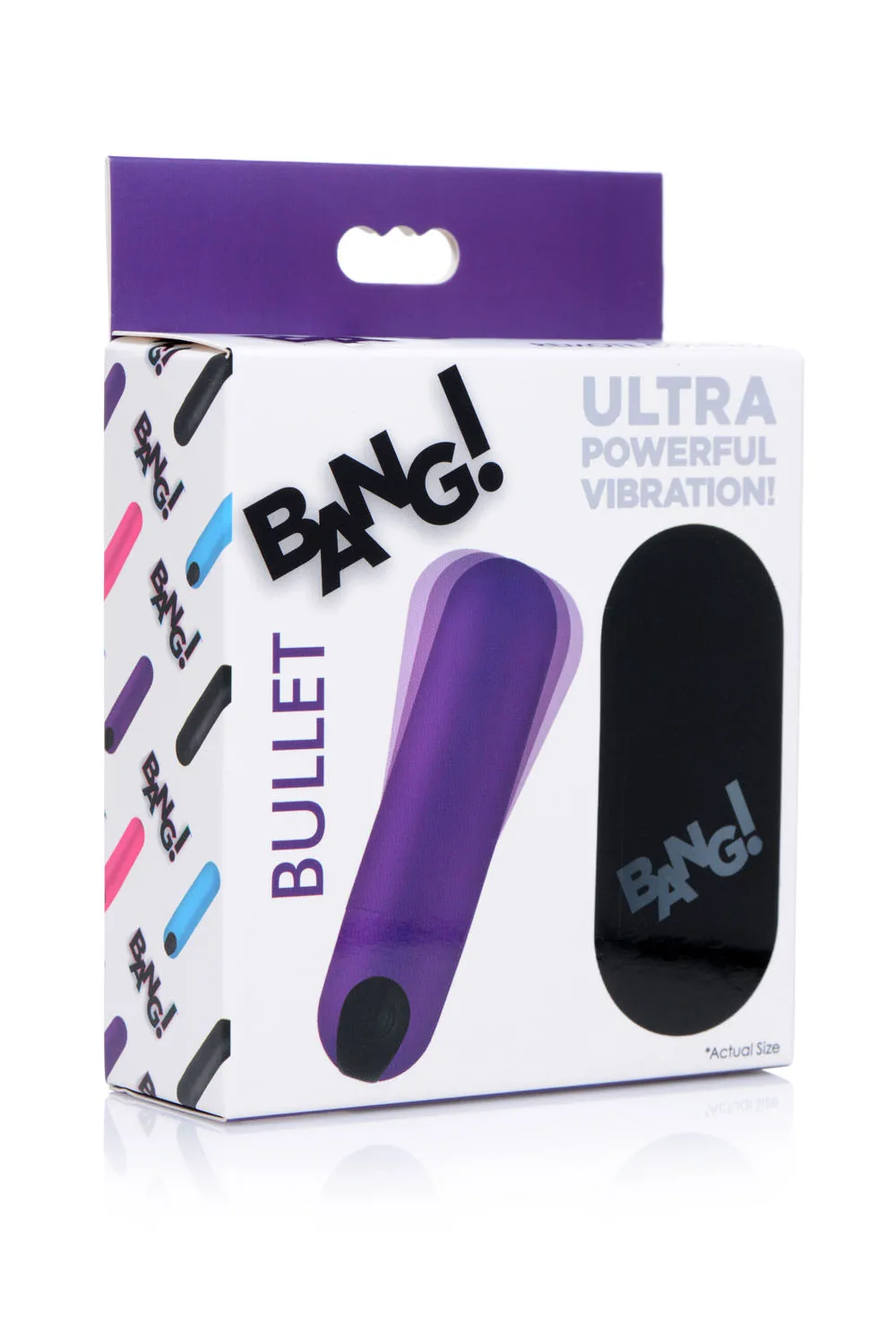 Bang Vibrating Bullet With Remote Control - Purple Vibrators XR Brands