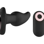 Gender Fluid Twirler Anal Vibe - Black Vibrators Voodoo Toys