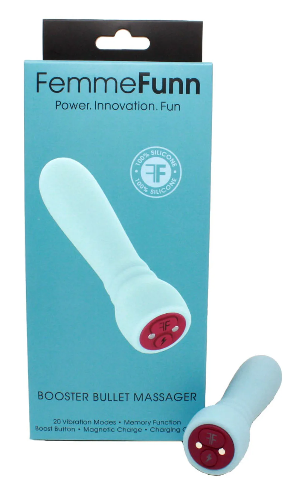 Booster Bullet - Light Blue Vibrators Femme Funn
