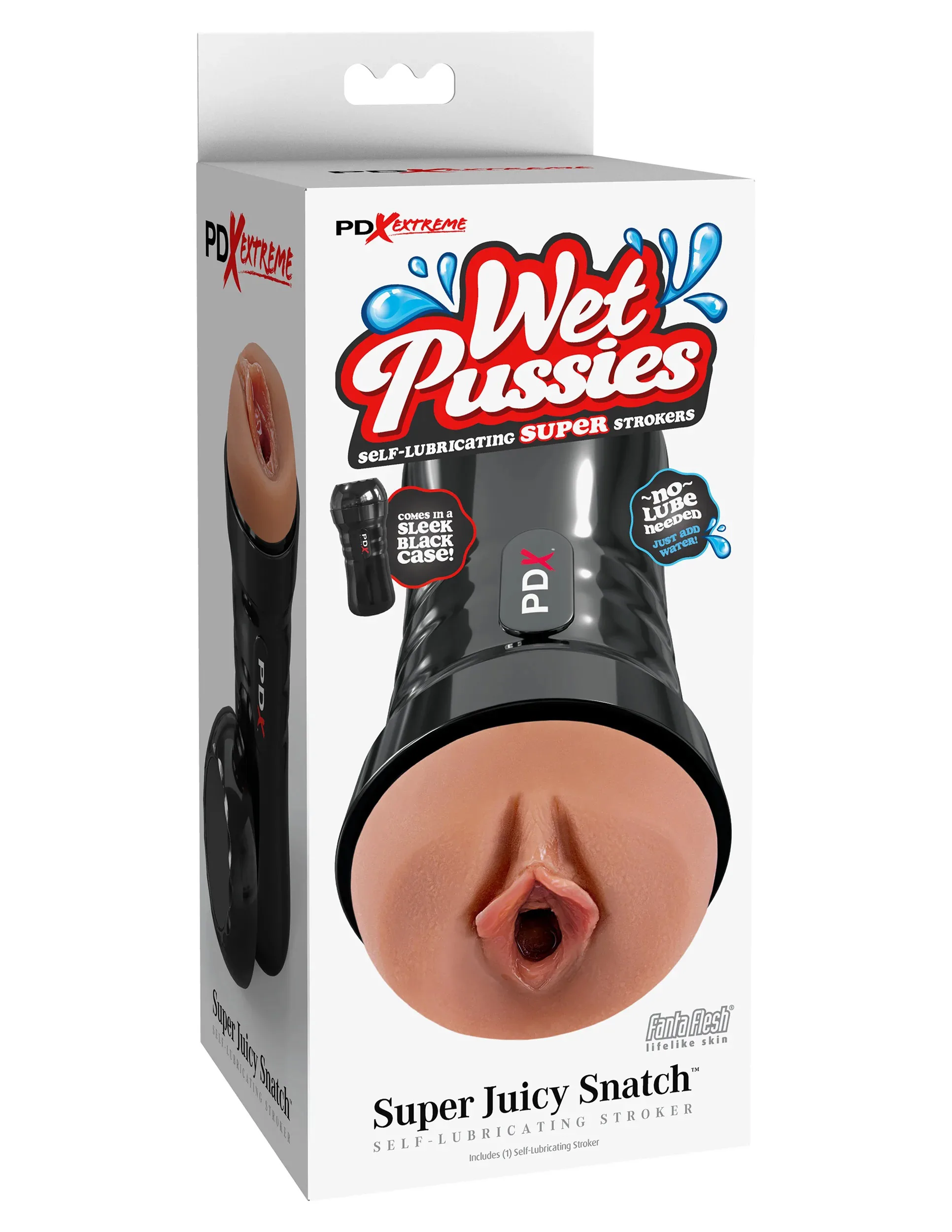 Wet Pussies - Super Juicy Snatch Self-Lubricating Stroker - Brown Strokers & Pumps Pipedream