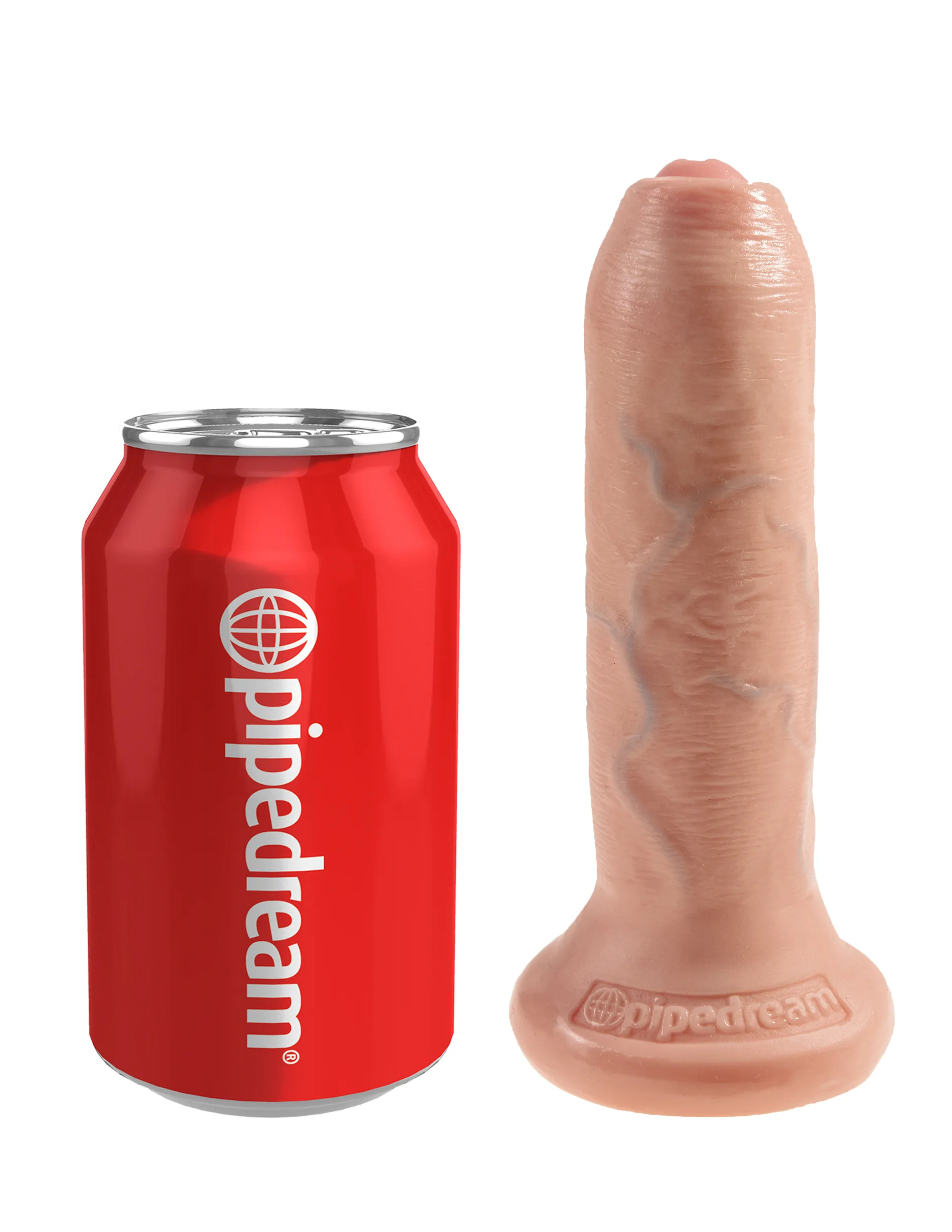 King Cock 6 Inch Uncut - Light Dildos Pipedream