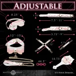 Pink Kitty Bondage Set - White/pink BDSM & Kink XR Brands