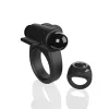 Screaming O Remote Controlled Switch Vibrating Ring - Black Vibrators Screaming O