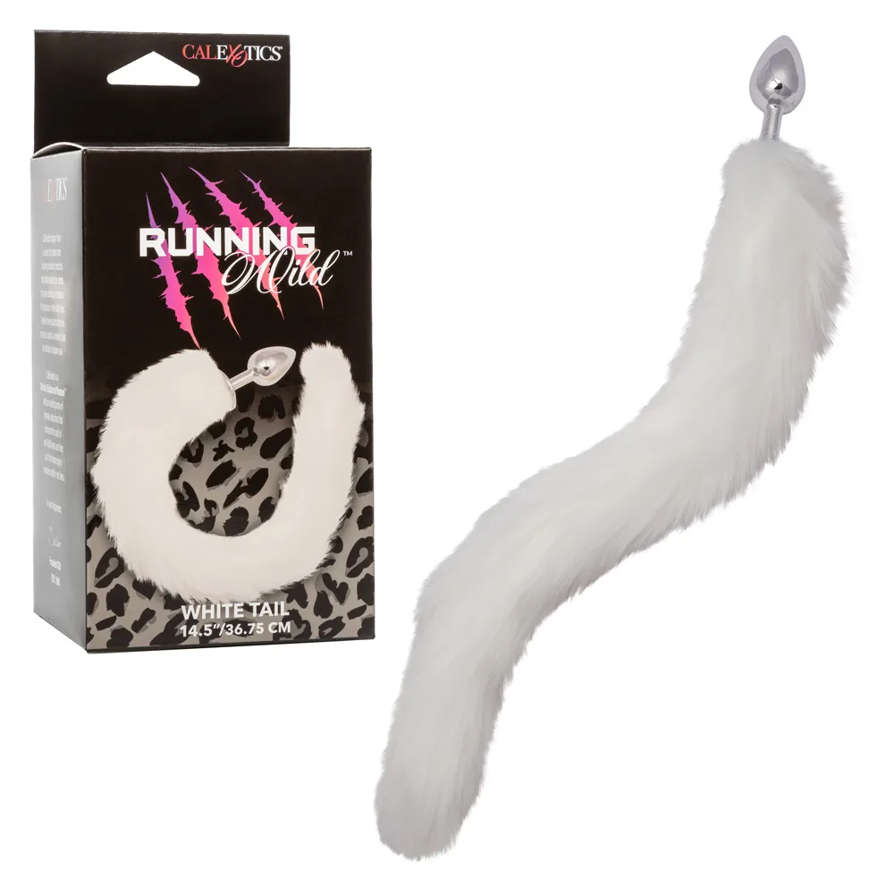 Running Wild Tail - White Anal Play CalExotics