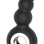 Gender Fluid Quiver Anal Ring Bead Vibe - Black Vibrators Voodoo Toys