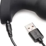 Laser Fuck Me Anal Plug with Remote Control - Small Vibrators XR Brands