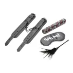 Bang - Bondage Kit - XL Bullet, Cuffs, Tickler and Blindfold - Black BDSM & Kink XR Brands