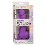 Neon Silicone Studs 6 Inch - Purple Anal Play CalExotics