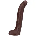 Signature Cocks - Brickzilla - 13 Inch Ultraskyn Cock With Removable Vac-U-Lock Suction Cup - Chocolate Anal Play Doc J…