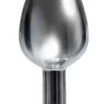 The 9's the Silver Starter Bejeweled Stainless Steel Plug - Pink Vibrators Icon Brands