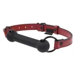 Saffron Silicone Bit Gag - Black/red BDSM & Kink Sportsheets