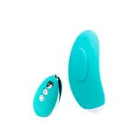 Niki Rechargeable Flexible Magnetic Panty Vibe - Turquoise Panties & Thongs VeDO
