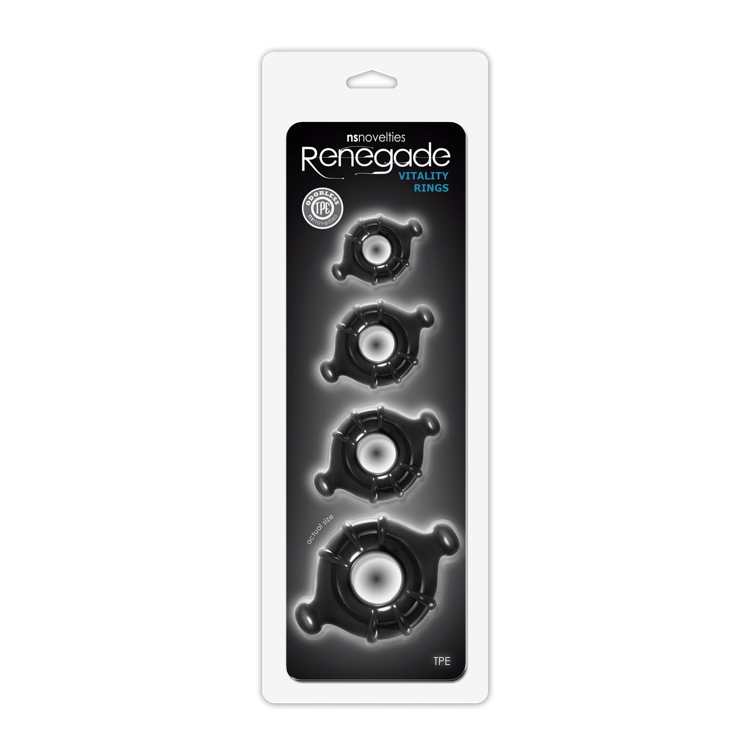 Renegade Vitality Rings - Black Lubes & Essentials nsnovelties