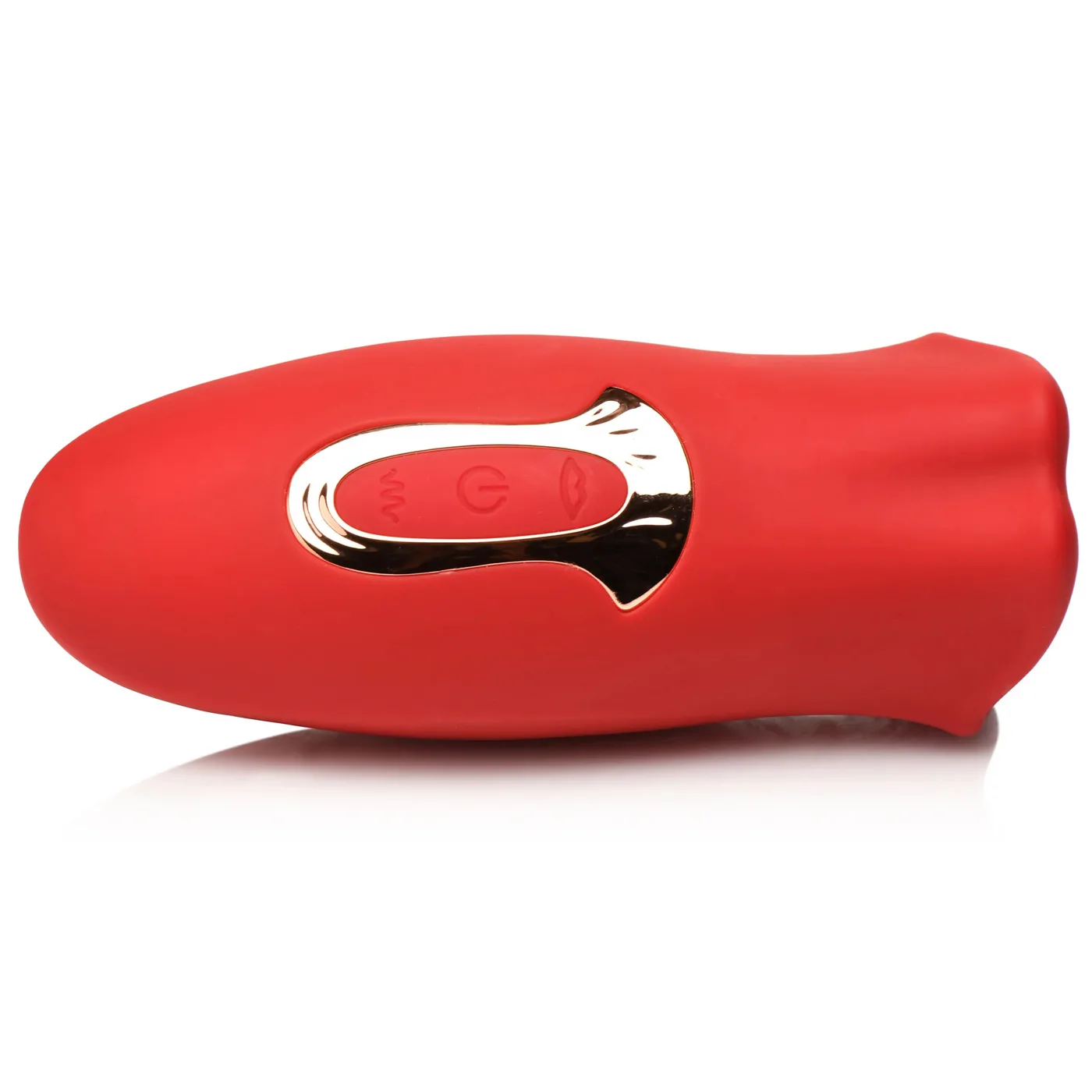 Lickgasm Kiss and Tell Mini Kissing and Vibrating Clitoral Stimulator - Red Lubes & Essentials XR Brands