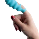 Ripples Finger Bang-Her Vibe - Teal Vibrators XR Brands