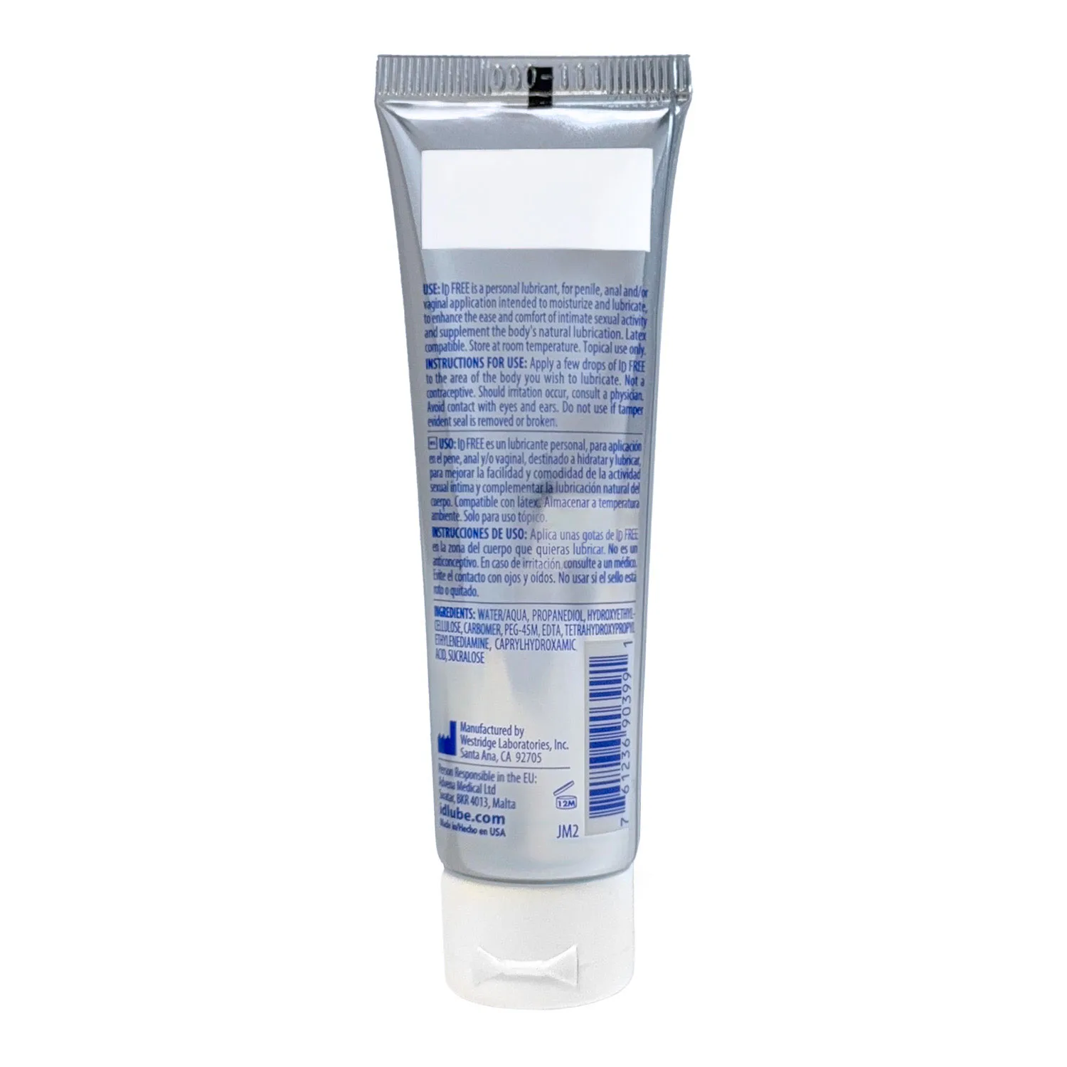 ID Free 1oz Tube Lubes & Essentials I.D. Lubricants