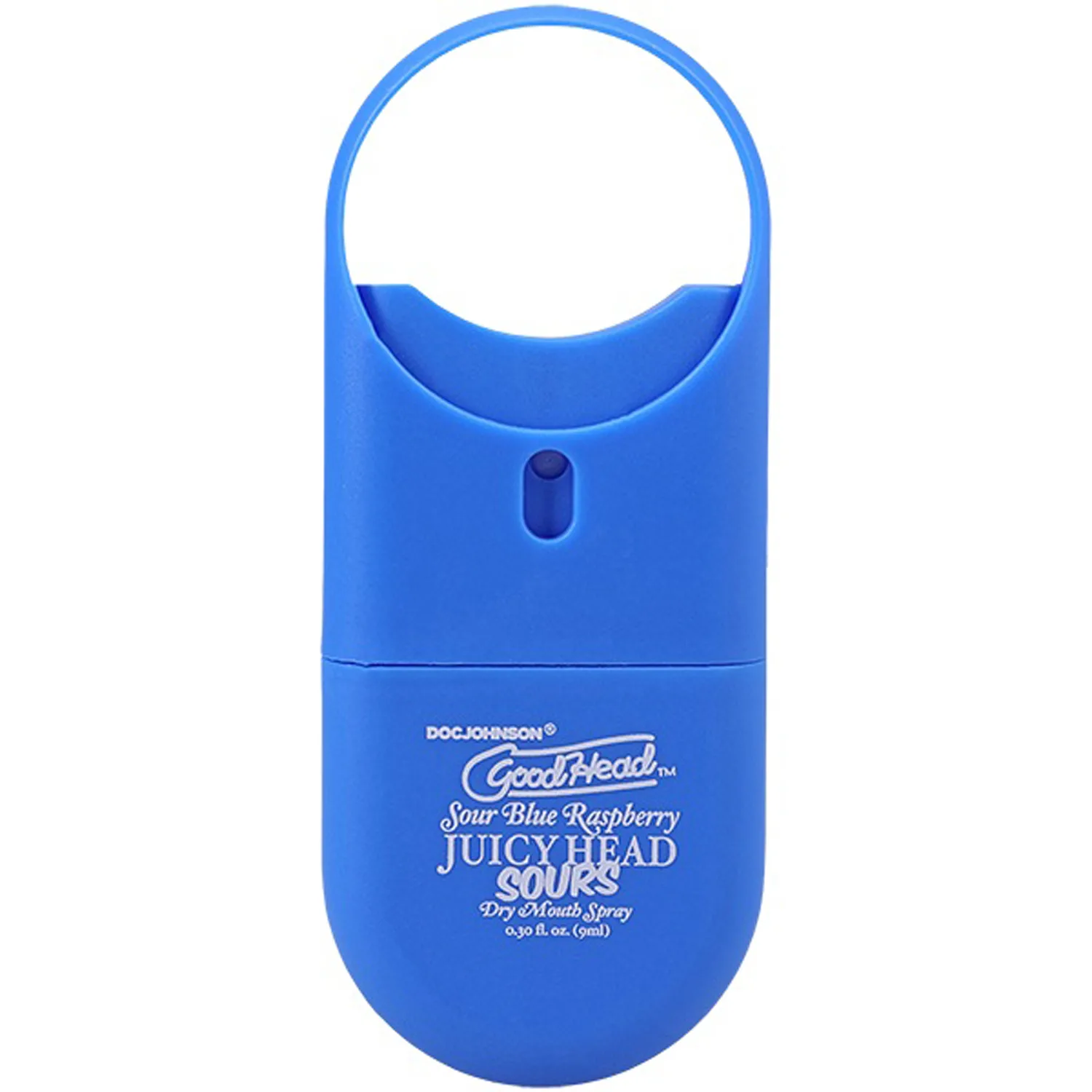Goodhead Juicyhead Dry Mouth Spray to Go - Sour Blue Raspberry .30 Oz Festival & Rave Doc Johnson