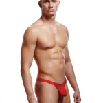 Low Rise Thong - Medium/large - Red Panties & Thongs Envy Menswear
