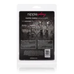 Nipple Play Playful Tassels Nipple Clamps - Black BDSM & Kink CalExotics