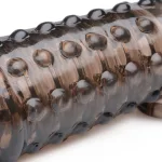 1.5 Inch Penis Enhancer Sleeve - Smoke Couples & C-Rings XR Brands