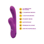 Zazzle Clitoral Suction/thumping Rabbit - Berry Vibrators Viben