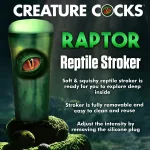 Raptor Reptile Stroker - Green Strokers & Pumps XR Brands